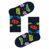 HappySocksハッピーソックス【Limited】HappySocks×StarWars(スターウォーズ)ロゴKidsSock子供クルー丈ソックス靴下KIDSジュニアキッズ14233019