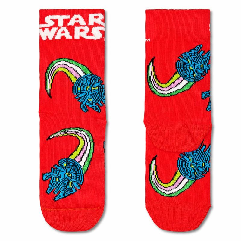HappySocksハッピーソックス【Limited】HappySocks×StarWars(スターウォーズ)MillenniumFalconミレニアム・ファルコン子供クルー丈ソックス靴下KIDSジュニアキッズ14233020