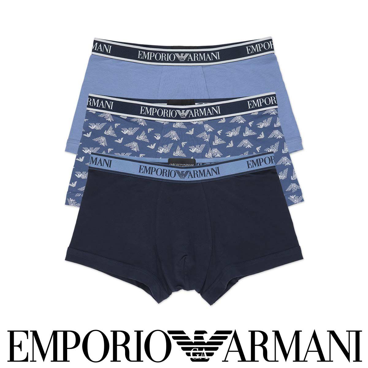 3枚セット】EMPORIO ARMANI エンポリオ アルマーニ MIXED WAISTBAND 3 