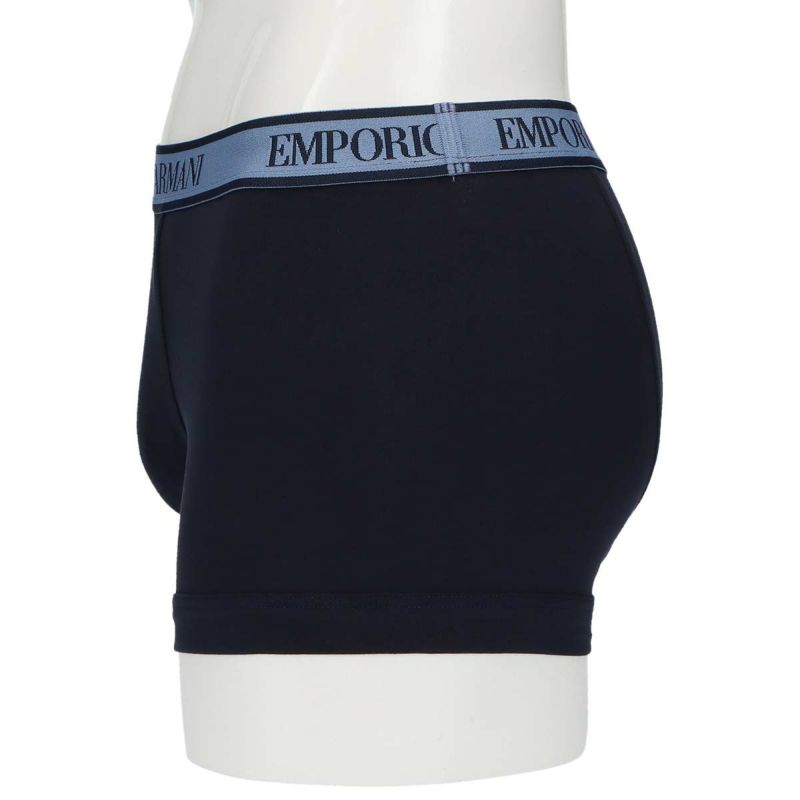 【3枚セット】EMPORIOARMANIエンポリオアルマーニCORELOGOBAND3PACKTRUNK3Pパックコットンボクサーパンツメンズ男性下着EUサイズプレゼント無料ラッピングギフト54087177公式ショップ正規ライセンス商品