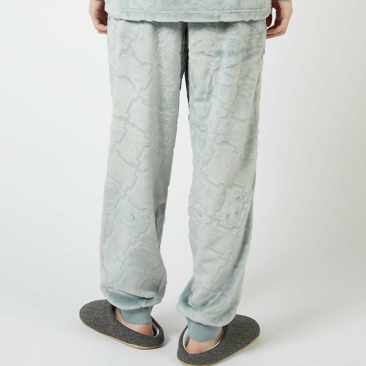 LANVINCOLLECTIONランバンコレクション【LLサイズ】滑らかフリースシルキーマイヤースウェットパンツ長ズボンボトムスラウンジウェアメンズ男性紳士部屋着あたたかいプレゼントギフト54437033