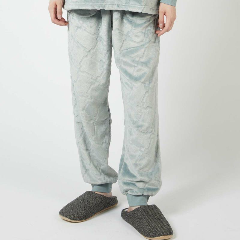 LANVINCOLLECTIONランバンコレクション【LLサイズ】滑らかフリースシルキーマイヤースウェットパンツ長ズボンボトムスラウンジウェアメンズ男性紳士部屋着あたたかいプレゼントギフト54437033