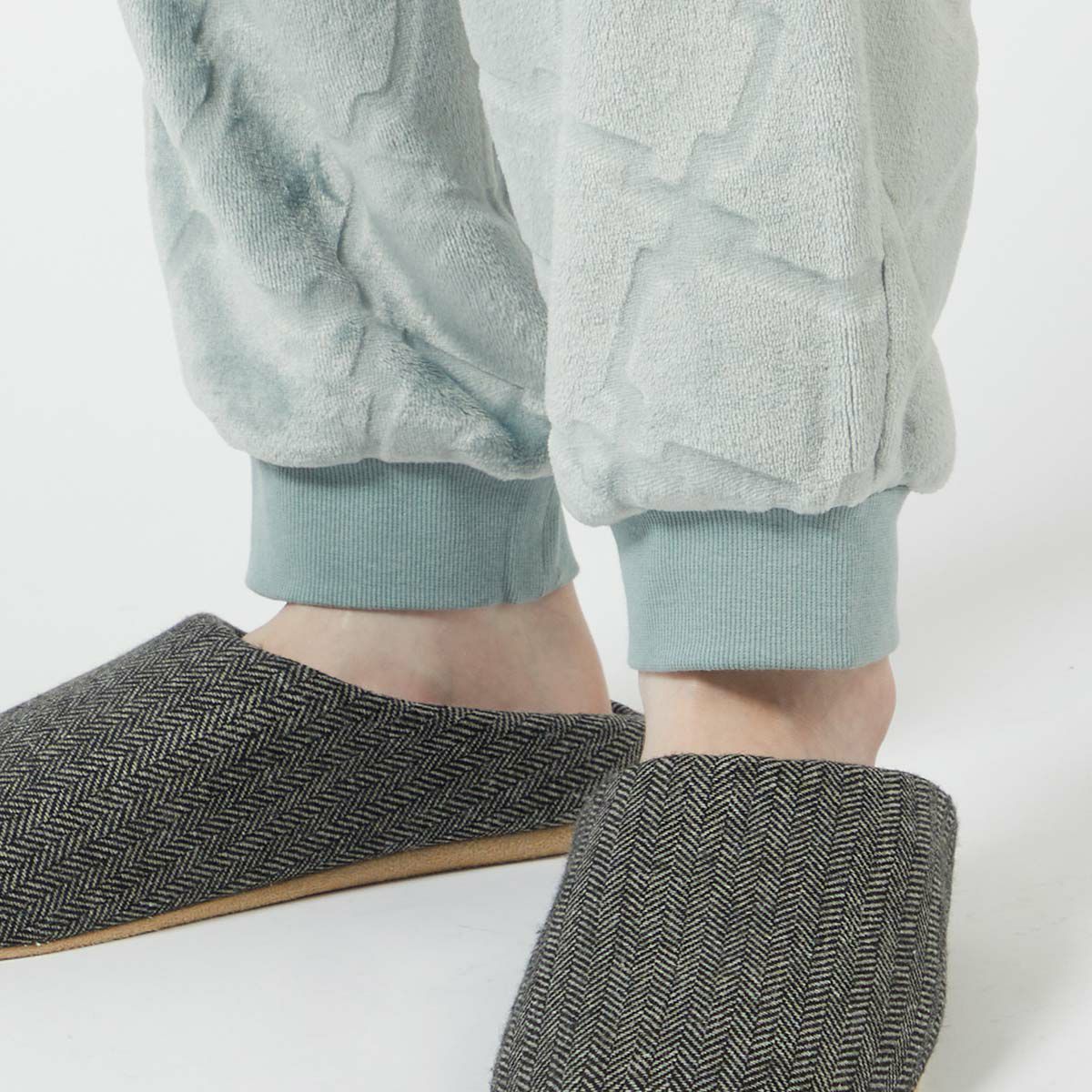 LANVINCOLLECTIONランバンコレクション【LLサイズ】滑らかフリースシルキーマイヤースウェットパンツ長ズボンボトムスラウンジウェアメンズ男性紳士部屋着あたたかいプレゼントギフト54437033