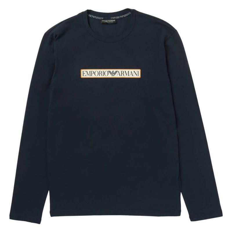 EMPORIO ARMANI エンポリオ アルマーニ LOGO LABEL LONG T-SHIRT