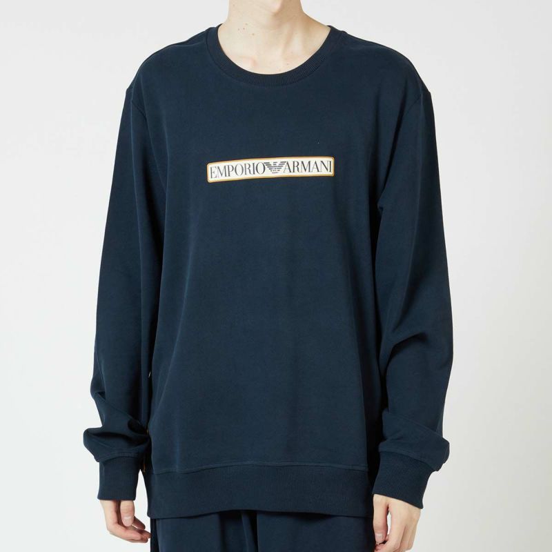 EMPORIO ARMANI エンポリオ アルマーニ BRUSHED TERRY PO CREWNECK