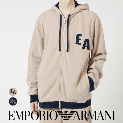 EMPORIO ARMANI エンポリオ アルマーニ CORDUROY FLEECE FZ HOODIE コーデュロイ フリース フーディージャケット  前開き ジップアップ パーカー メンズ EUサイズ 54085860