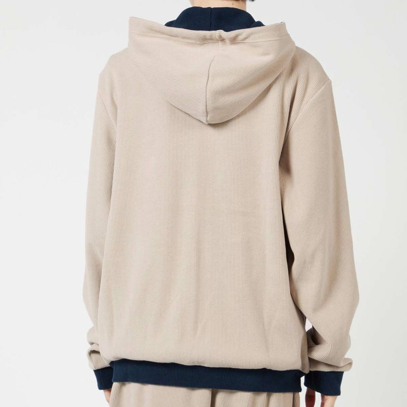 EMPORIOARMANIエンポリオアルマーニCORDUROYFLEECEFZHOODIEコーデュロイフリースフーディージャケット前開きジップアップパーカーメンズ男性EUサイズプレゼント無料ラッピングギフト54085860公式ショップ正規ライセンス商品