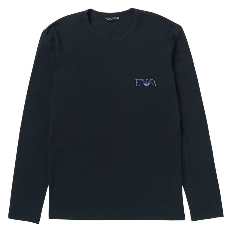 EMPORIO ARMANI エンポリオ アルマーニ BOLD MONOGRAM LONG T-SHIRT コットン クルーネック 長袖 Tシャツ  EUサイズ メンズ 54087153