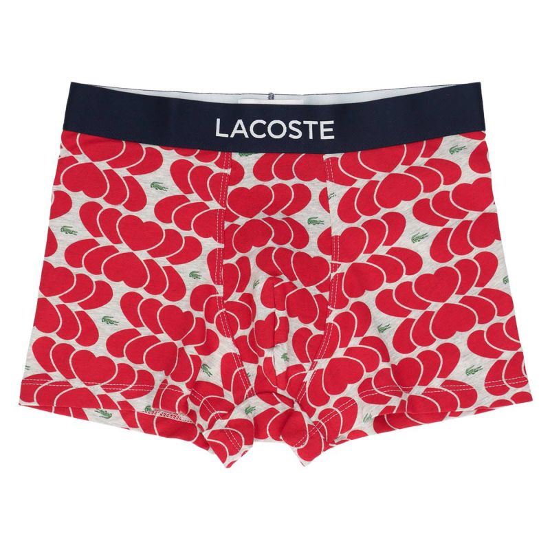 LACOSTEラコステHEARTTRUNKCOTTONハートコットンボクサーパンツ前閉じ日本サイズ男性メンズプレゼント贈答ギフト53135993公式ショップ正規ライセンス商品