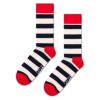 HappySocksハッピーソックスStripe（ストライプ）クルー丈ソックス靴下ユニセックスメンズ＆レディースプレゼント無料ラッピングギフト10201104