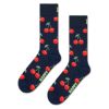 HappySocksハッピーソックスCherry（チェリー）クルー丈ソックス靴下ユニセックスメンズ＆レディースプレゼント無料ラッピングギフト10201109