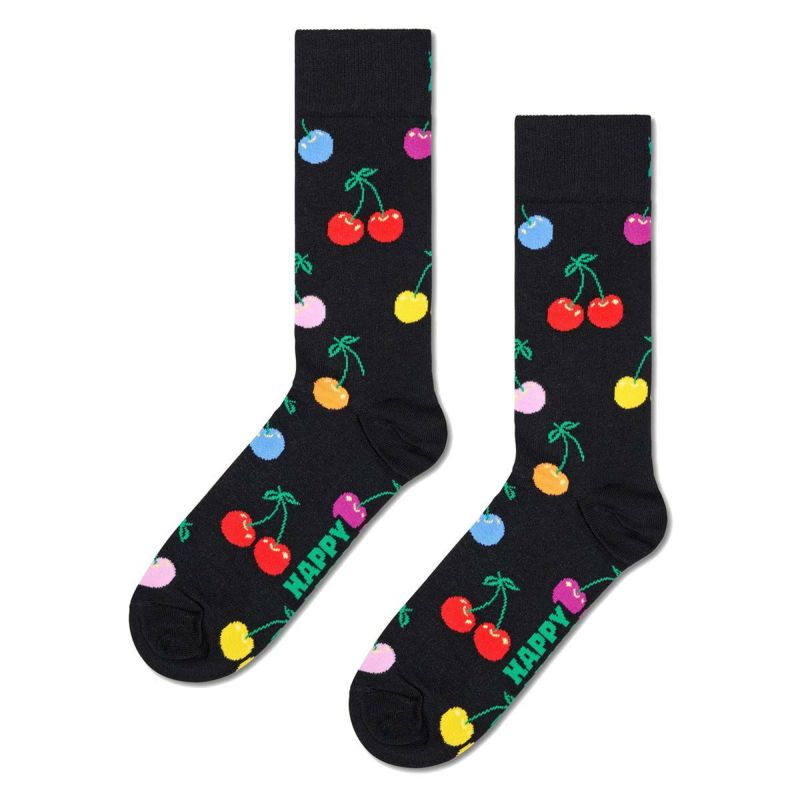 HappySocksハッピーソックスCherry（チェリー）クルー丈ソックス靴下ユニセックスメンズ＆レディースプレゼント無料ラッピングギフト10201109