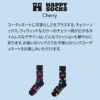 HappySocksハッピーソックスCherry（チェリー）クルー丈ソックス靴下ユニセックスメンズ＆レディースプレゼント無料ラッピングギフト10201109