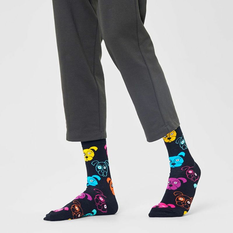 HappySocksハッピーソックスDog（ドッグ）クルー丈ソックス靴下ユニセックスメンズ＆レディースプレゼント無料ラッピングギフト10201110