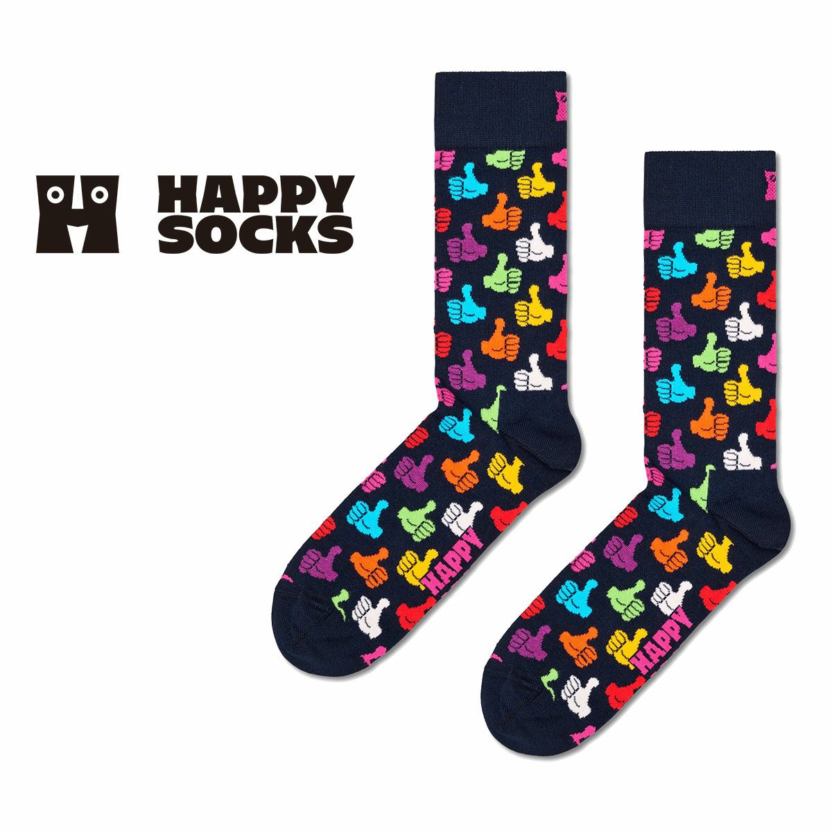 Happy Socks ハッピーソックス Dog (ドッグ)クルー丈 ソックス 靴下 