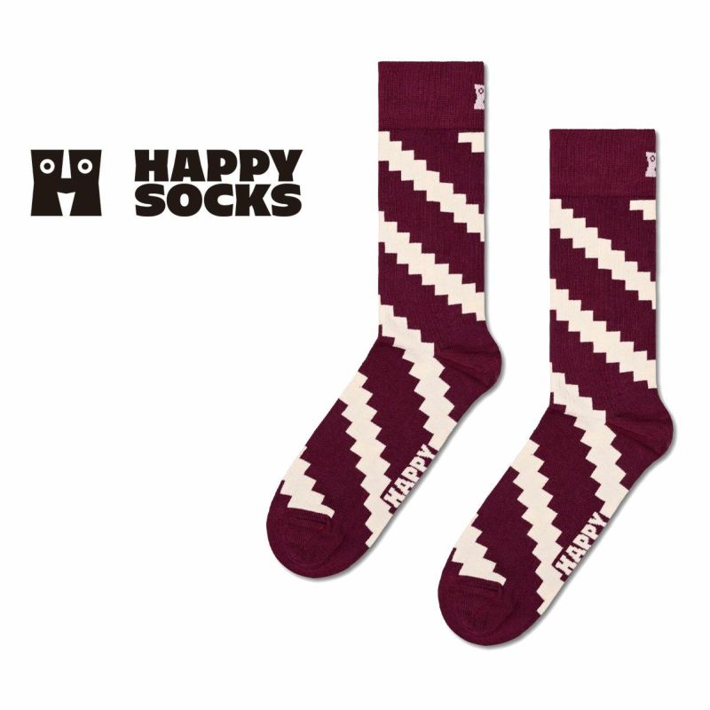 HappySocksハッピーソックスLadder（ラダー）クルー丈ソックス靴下ユニセックスメンズ＆レディースプレゼント無料ラッピングギフト10231091