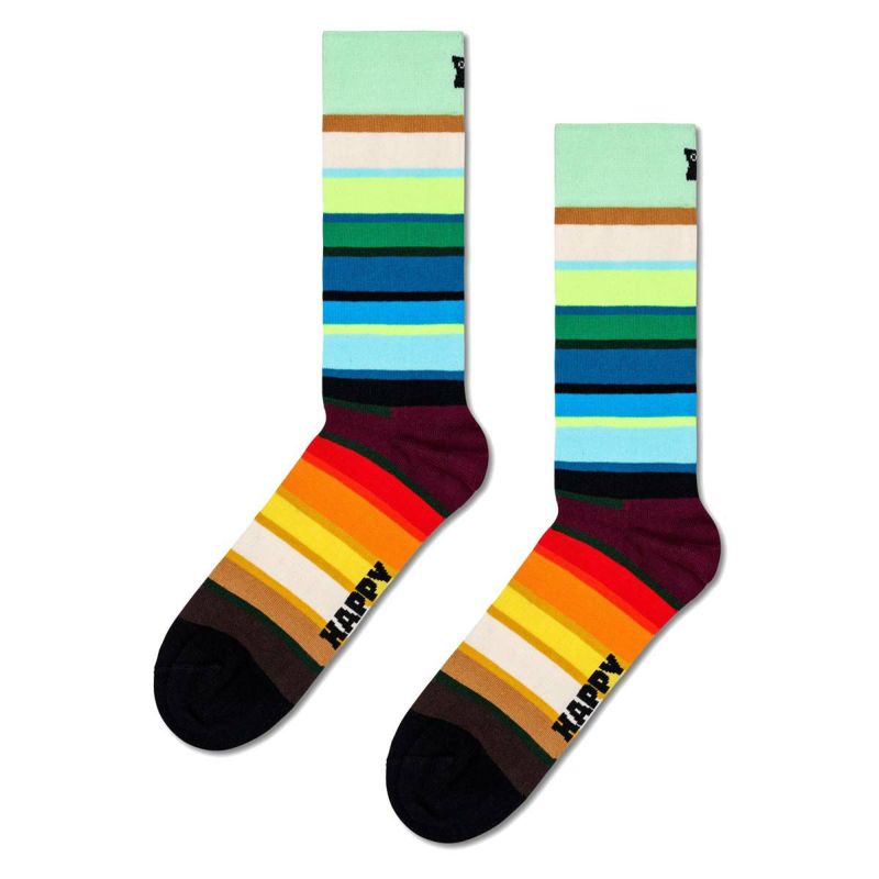 HappySocksハッピーソックスStripe（ストライプ）クルー丈ソックス靴下ユニセックスメンズ＆レディースプレゼント無料ラッピングギフト10231099