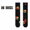 HappySocksハッピーソックスFlamingBurger（フレーミングバーガー）クルー丈ソックス靴下ユニセックスメンズ＆レディースプレゼント無料ラッピングギフト10231107