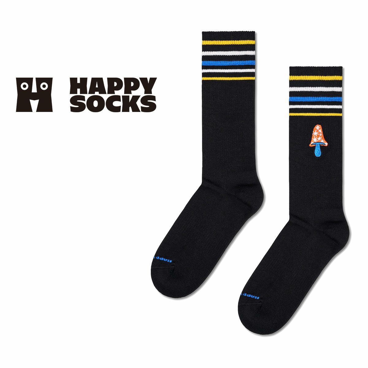 Limited】Happy Socks × The Beatles ( ザ・ビートルズ ) In The Name Of（ イン ザ ネーム オブ  ）クルー丈 ソックス 14240026 | 靴下 ソックス 通販のナイガイ公式オンラインショップ