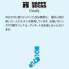 HappySocksハッピーソックスCloudy（クラウディ）クルー丈ソックス靴下ユニセックスメンズ＆レディスプレゼント無料ラッピングギフト10231134