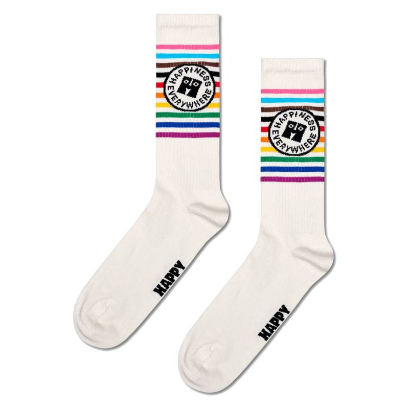 HappySocksハッピーソックスPrideHaPPinessEverywhere（プライドハピネスエブリウェア）クルー丈ソックス靴下ユニセックスメンズ＆レディースプレゼント無料ラッピングギフト10231166