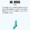 HappySocksハッピーソックスFrog（フロッグ）クルー丈ソックス靴下ユニセックスメンズ＆レディースプレゼント無料ラッピングギフト10231171