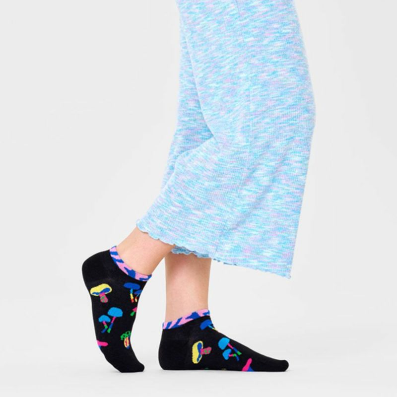 HappySocksハッピーソックスMushrooms（マッシュルーム）スニーカー丈ソックス靴下ユニセックスメンズ＆レディースプレゼント無料ラッピングギフト10232024