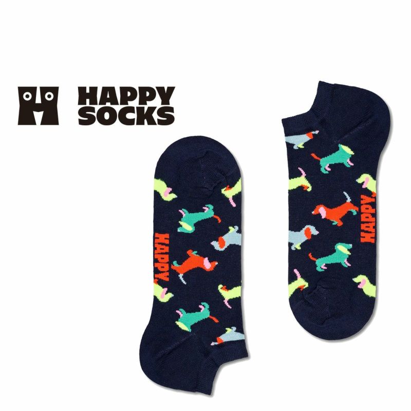 Happy Socks ハッピーソックス Puppy Love (パピー ラブ) スニーカー丈 ソックス 靴下 ユニセックス メンズ ＆ レディース  10232030 | 靴下 ソックス 通販のナイガイ公式オンラインショップ