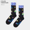 HappySocksハッピーソックスMushrooms（マッシュルーム）クルー丈ソックス靴下ユニセックスメンズ＆レディースプレゼント無料ラッピングギフト10231077