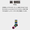 HappySocksハッピーソックスWilla（ウィラ）HYSTERIAヒステリアクルー丈ソックス靴下ユニセックスレディース10236014