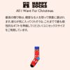 HappySocksハッピーソックスAllIWantForChristmas（オールアイウォンフォークリスマス）クルー丈ソックス靴下ユニセックスメンズ＆レディースプレゼント無料ラッピングギフト10231158