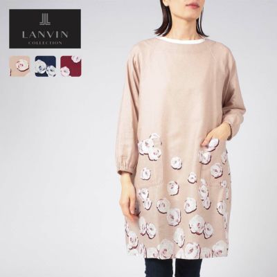 LANVIN COLLECTION ランバン コレクション ポンポンローズ柄 綿