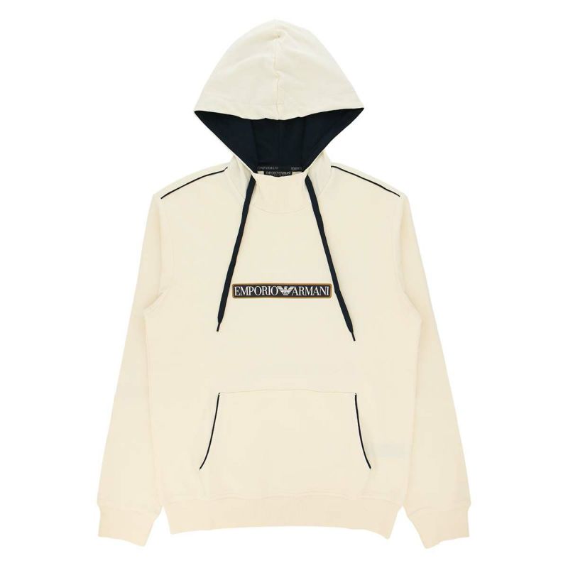 EMPORIOARMANIエンポリオアルマーニBRUSHEDTERRYPOHOODIEコットン100%長袖フーディースウェットパーカーメンズ男性EUサイズプレゼント無料ラッピングギフト54085732公式ショップ正規ライセンス商品