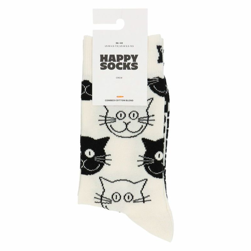 HappySocksハッピーソックスCat（キャット）クルー丈ソックスJAPANEDITION靴下ユニセックスメンズ＆レディースプレゼント無料ラッピングギフト11233138