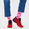 HappySocksハッピーソックスHeartSockBlack（ハートネイビー）クルー丈綿混ソックス靴下紳士メンズ＆レディース男性メンズプレゼント無料ラッピング贈答ギフト10240078