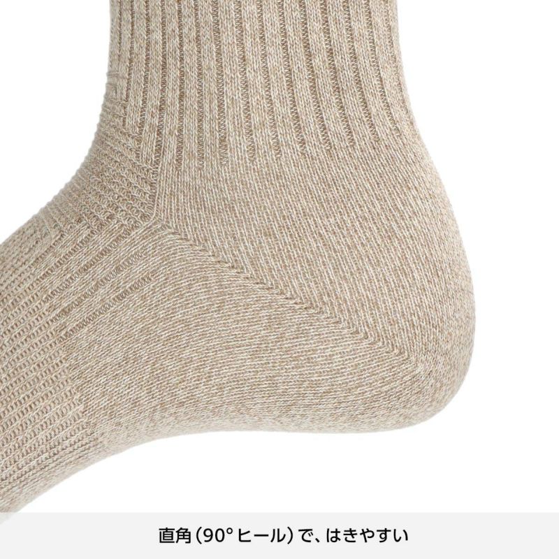NAIGAISTYLEナイガイスタイルSTANDARD日本製90°ヒール土踏まずサポートクルー丈ソックス靴下男性メンズプレゼント無料ラッピング贈答ギフト02352612