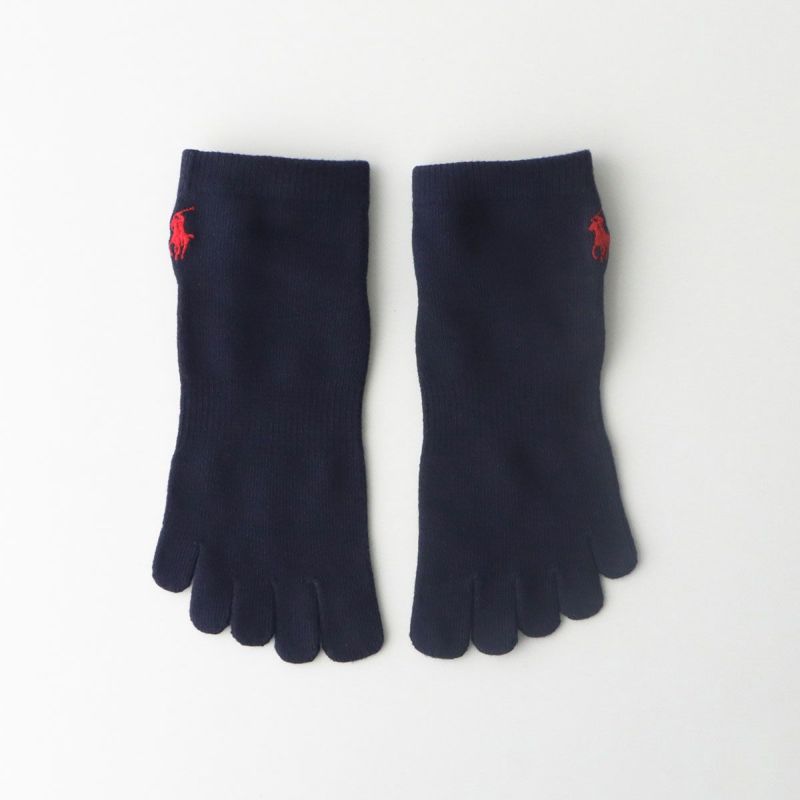 POLOラルフローレンソックス 23〜25 cm 5本指グレー 黒　ベージュ POLO RALPH LAUREN 靴下 ポロ ラルフローレン ソックス US 22