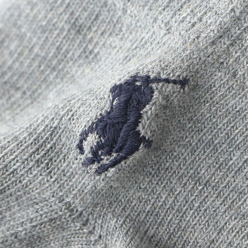 POLOラルフローレンソックス 23〜25 cm 5本指グレー 黒　ベージュ POLO RALPH LAUREN 靴下 ポロ ラルフローレン ソックス US 22