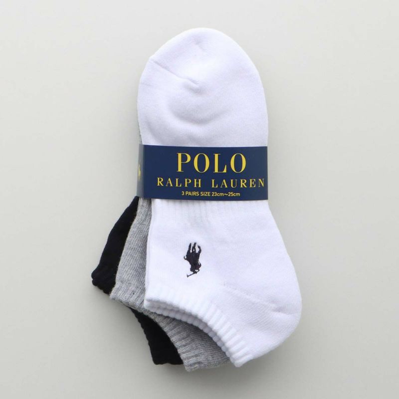 3足セット】POLO RALPH LAUREN ポロ ラルフ ローレン 足底パイル