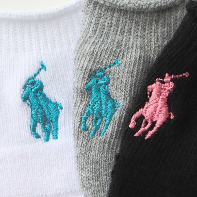 3足セット】POLO RALPH LAUREN 足底パイル アーチサポート かかと滑り