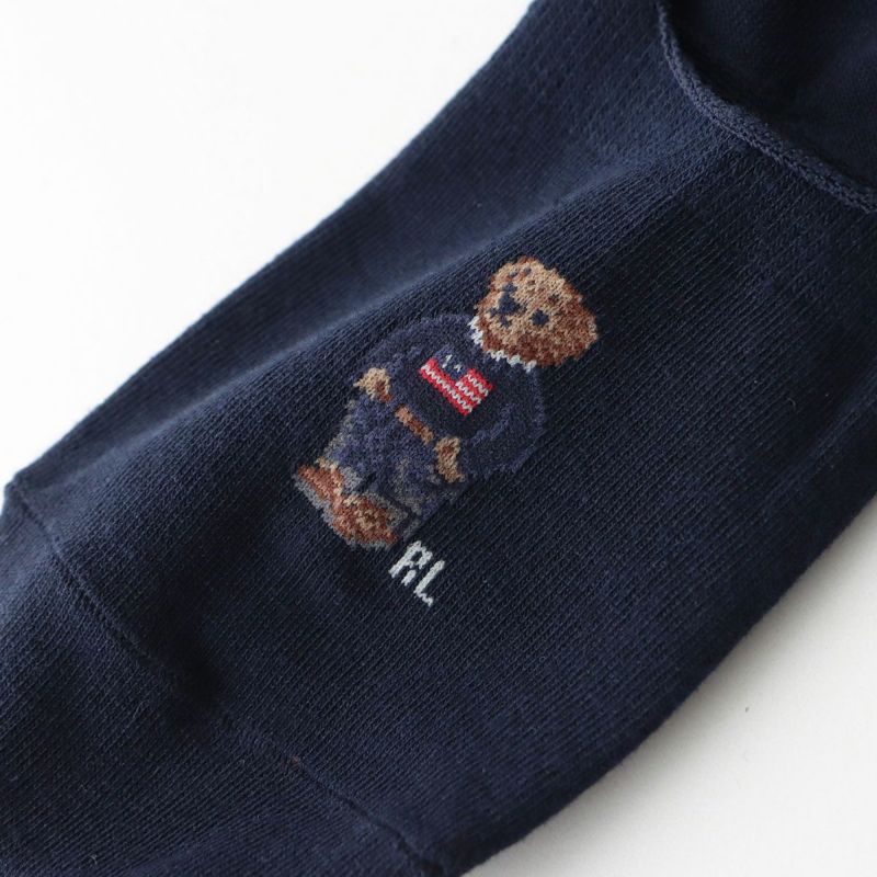 POLO RALPH LAUREN デニムミニベア フットカバー ソックス オーガニックコットン混 レディース 03207920 | 靴下 ソックス  通販のナイガイ公式オンラインショップ