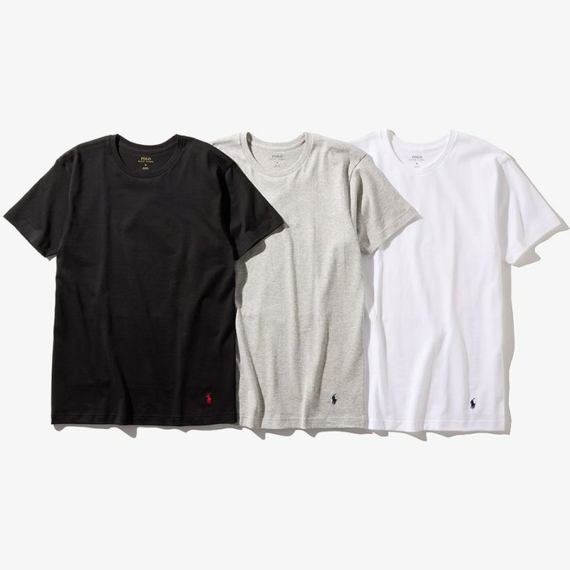 【Ralph Lauren】クラシックフィットクルーネック★6枚セット POLO RALPH LAUREN ポロ ラルフローレン クルーネック Tシャツ 6
