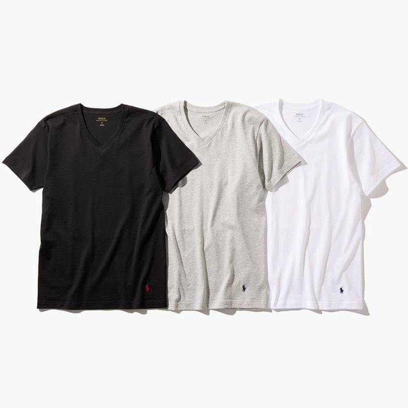 POLO RALPH LAUREN ポロ ラル フローレン メンズ V Neck Undershirt クラシックフィット Vネック アンダーシャツ  90276071 | 靴下 ソックス 通販のナイガイ公式オンラインショップ