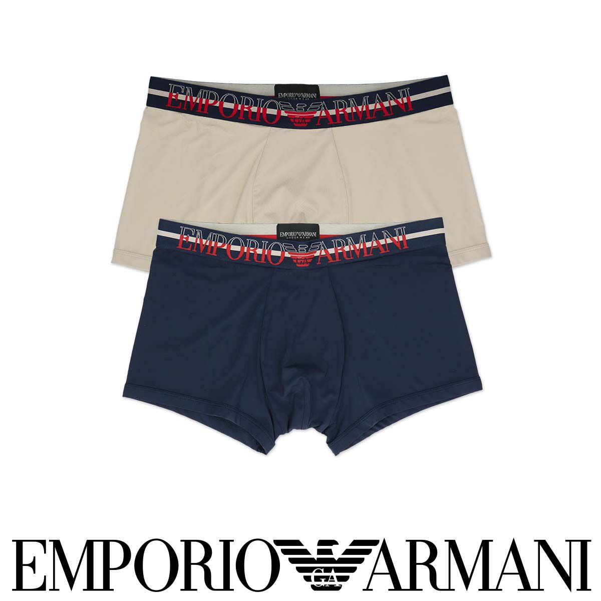 1枚】EMPORIO ARMANI エンポリオ アルマーニ ESSENTIAL MICROFIBER 