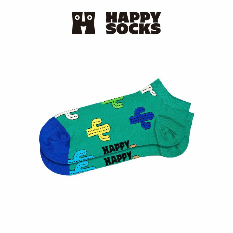 HappySocksハッピーソックスCactus(カクタスサボテン)スニーカー丈ソックス靴下ユニセックスメンズ＆レディースプレゼント無料ラッピングギフト10240008