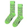 HappySocksハッピーソックスCrocodile(クロコダイル)グリーンワニクルー丈ソックス靴下ユニセックスメンズ＆レディースプレゼント無料ラッピングギフト10240045
