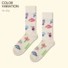 HappySocksハッピーソックスSummerLo-Fi(サマーローファイ)ホワイトクルー丈ソックス靴下ユニセックスメンズ＆レディースプレゼント無料ラッピングギフト10240060