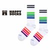 HappySocksハッピーソックスメンズ＆レディースプレゼント無料ラッピングギフトStreetStripeSneakerSockストリートストライプクルー丈スポーツソックス靴下10240041