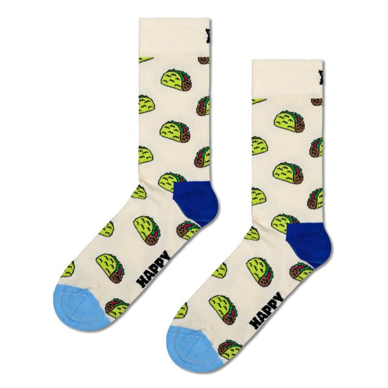 HappySocksハッピーソックスメンズ＆レディースプレゼント無料ラッピングギフトTacoSockタコス柄クルー丈ソックス靴下10240075