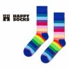HappySocksハッピーソックスメンズ＆レディースプレゼント無料ラッピングギフトStripeSockストライプ柄クルー丈ソックス靴下10240082